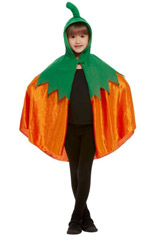 Pumpkin Hooded Cape